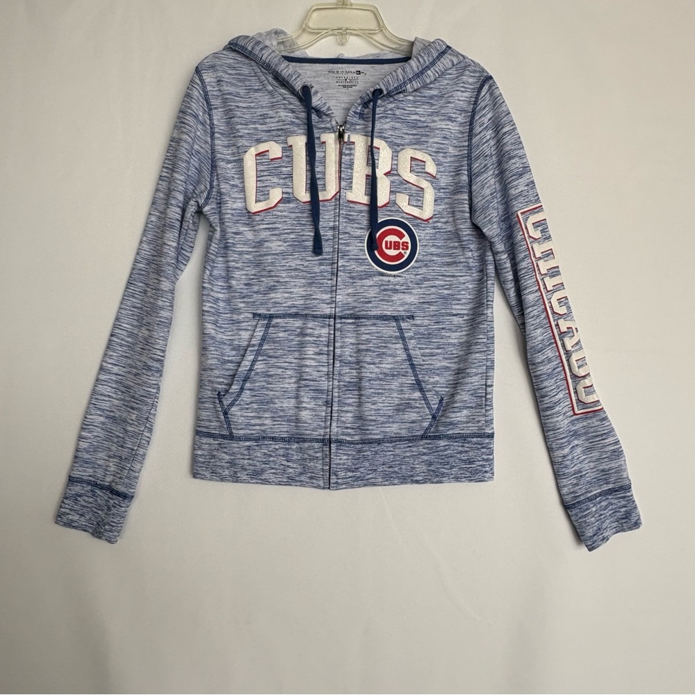 5th & Ocean Blue and White Hoodie